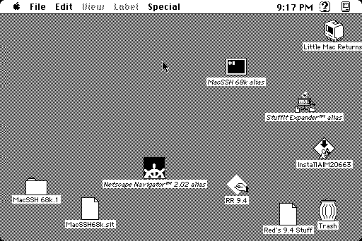Macintosh SE/30 Screenshot