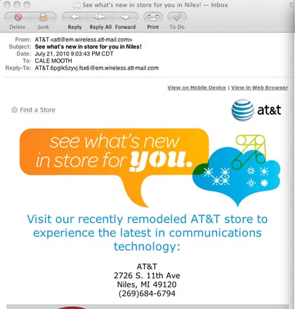 AT&T Email Fail