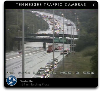 I-24 closed at Briley