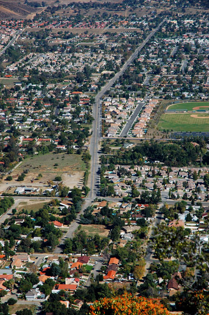 Close-up of Lake Elsinore