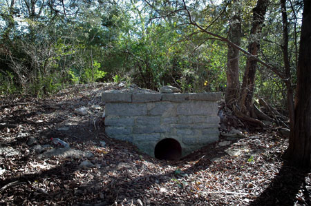 One of the drainage bridges along Old Stones River Road