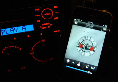 Pandora on iPhone in the Jetta