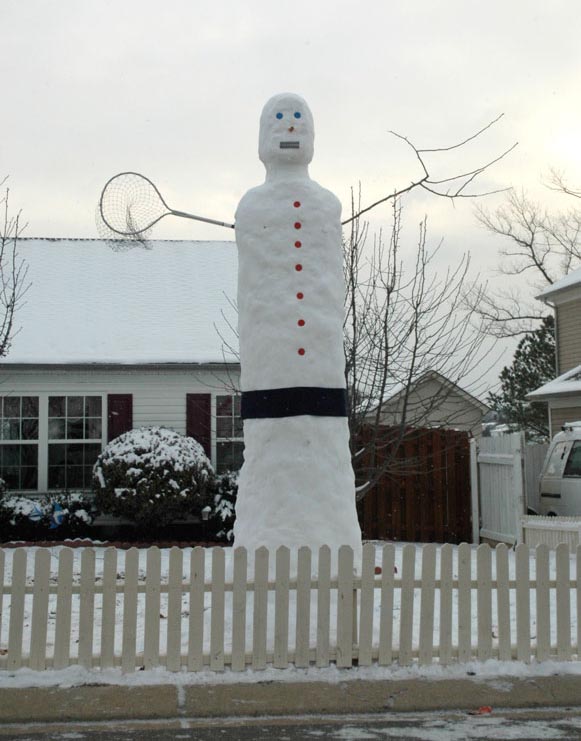 tall snowman