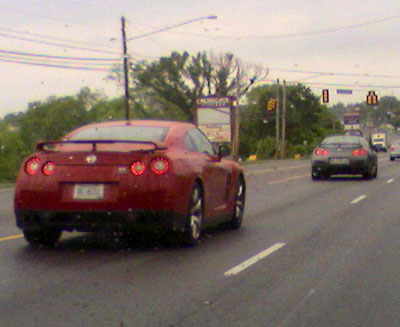 Two Nissan GT-Rs in Nashville