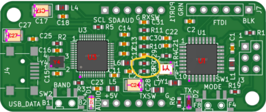 TinyDX PCB
